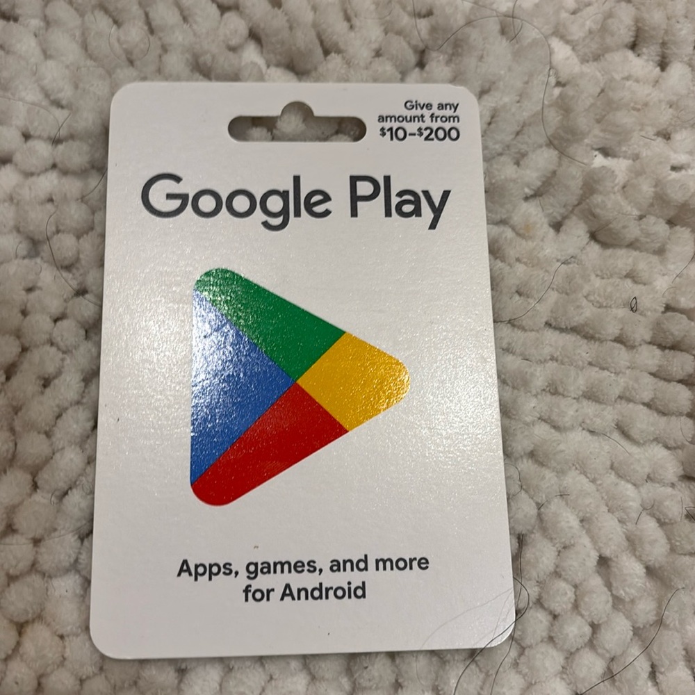 $200 Google Play Gift Card - Multicolor